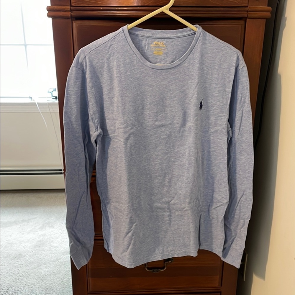 Polo by Ralph Lauren Men's Blue Long Sleeve Shirt